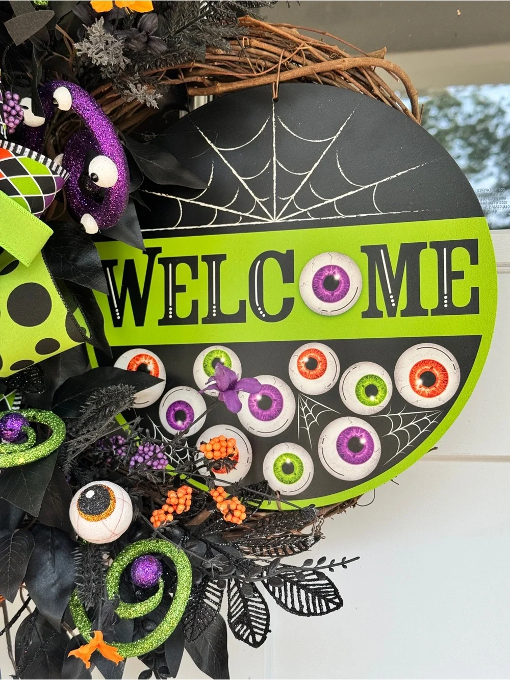 Eye See You” Spooky Welcome Wreath
